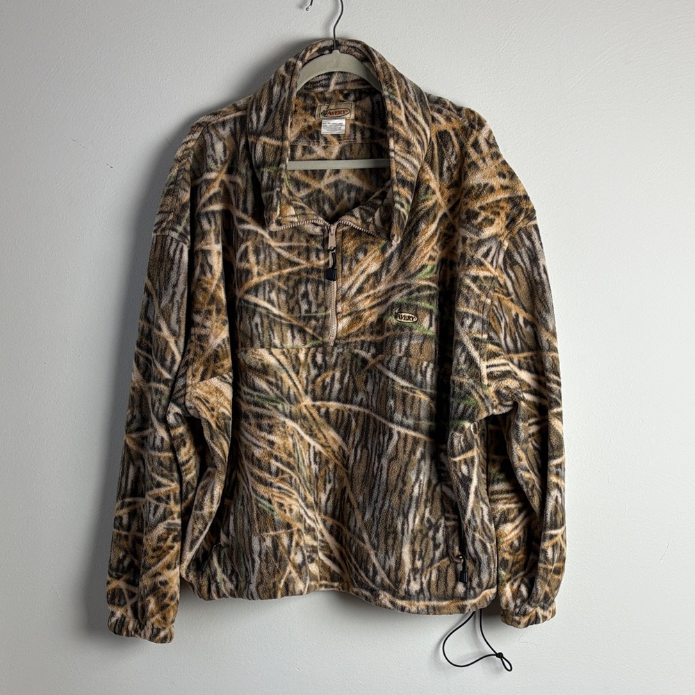 Avery Fleece Midweight 1/4 Zip Pullover Size 2XL